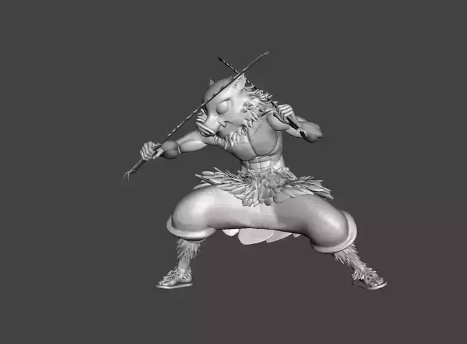 Inosuke Hashibira 3D Model 3D print model