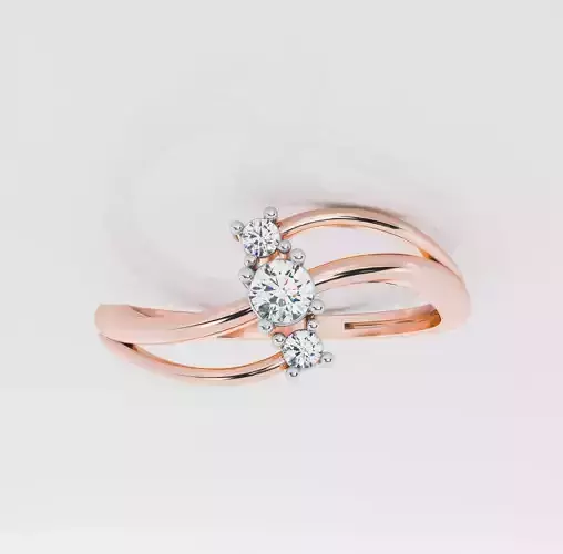 Italian diamond ring