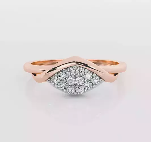 Italian diamond ring