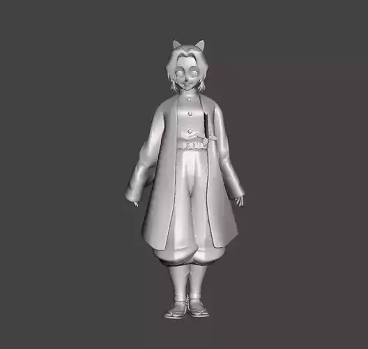 Shinobu Kocho Insect Hashira 3D Model 3D print model