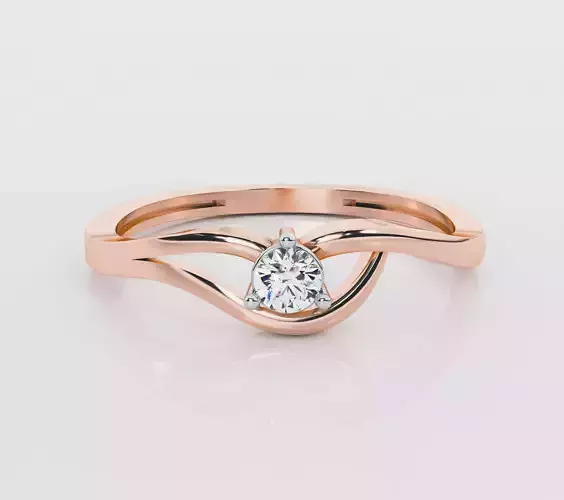 Italian diamond ring