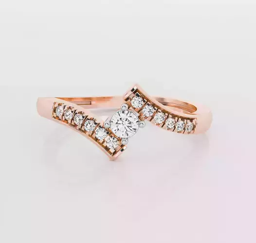 Italian diamond ring