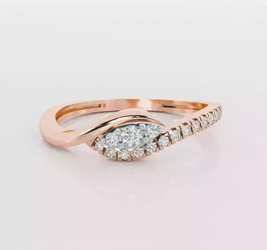 Italian diamond ring
