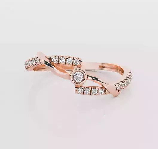 Italian diamond ring