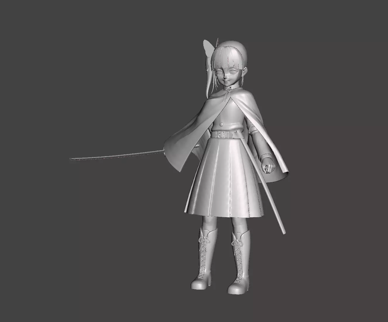 Kanao Tsuyuri 3D Model 3D print model