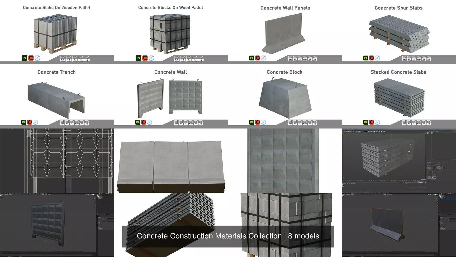Concrete Construction Materials Collection _1
