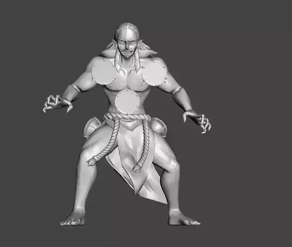 Kyogai Demon Slayer 3D Model 3D print model