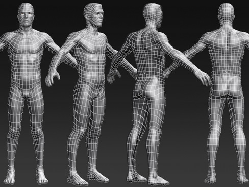 Daniel man in his underwear 3D model_22