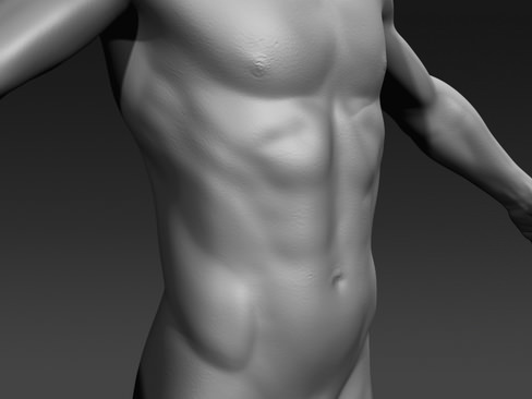 Daniel man in his underwear 3D model_8