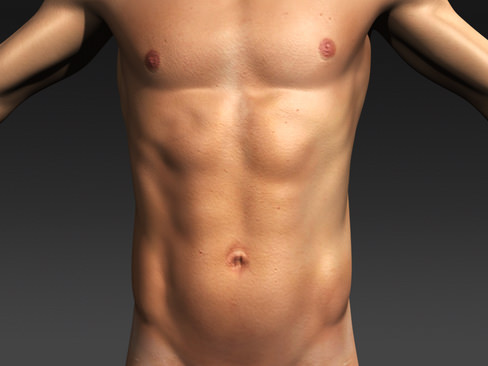 Daniel man in his underwear 3D model_1