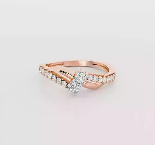 Italian diamond ring