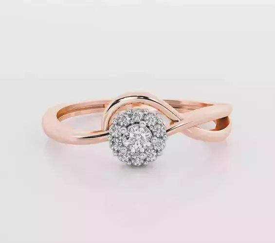 Italian diamond ring