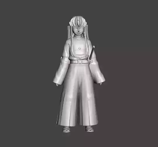 Muichiro Tokito Mist Hashira 3D Model 3D print model