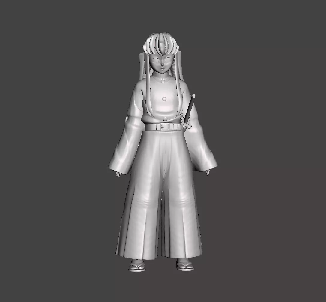 Muichiro Tokito Mist Hashira 3D Model 3D print model