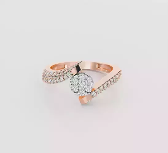 Italian diamond ring