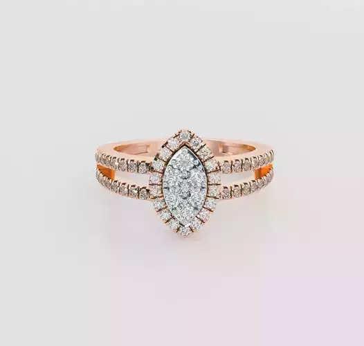 Italian diamond ring