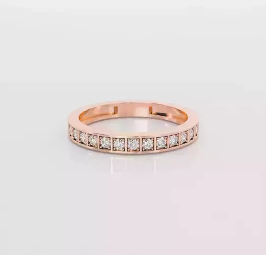 Eternity diamond band ring