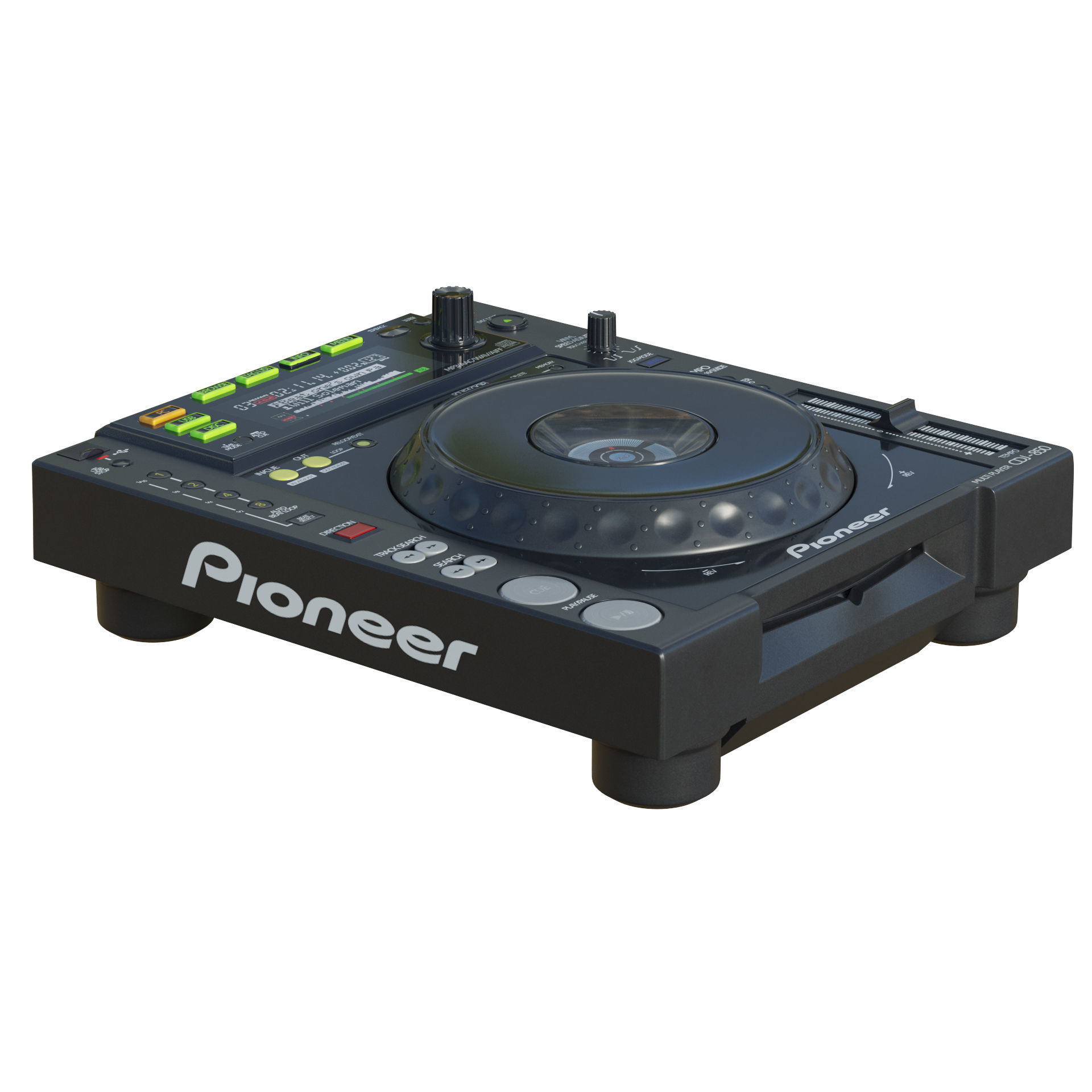 Pioneer CDJ 850 Black 3D model_18