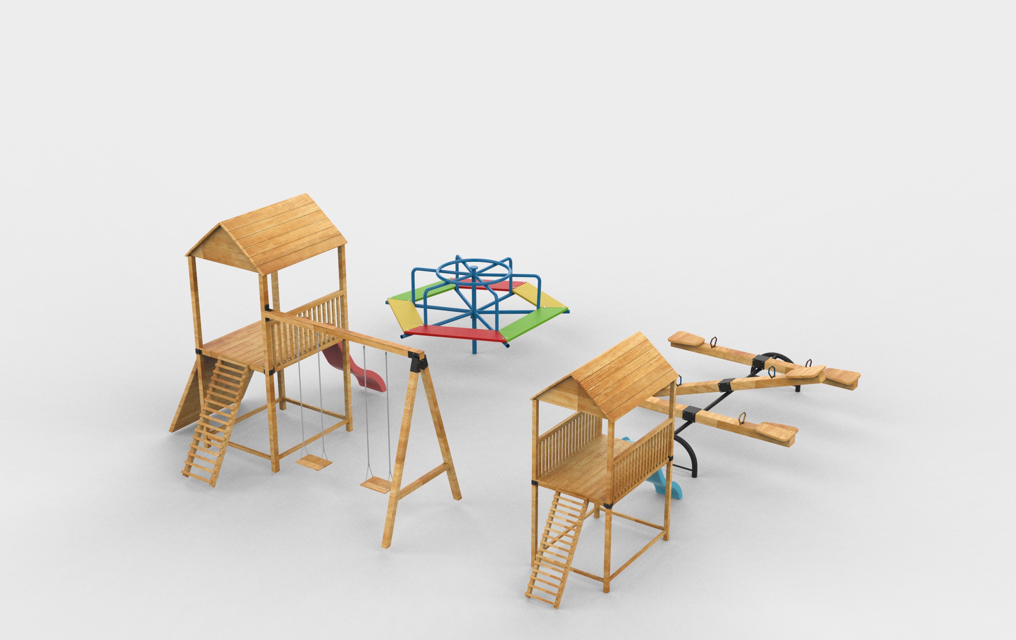 Playground pack 01  3D model_7