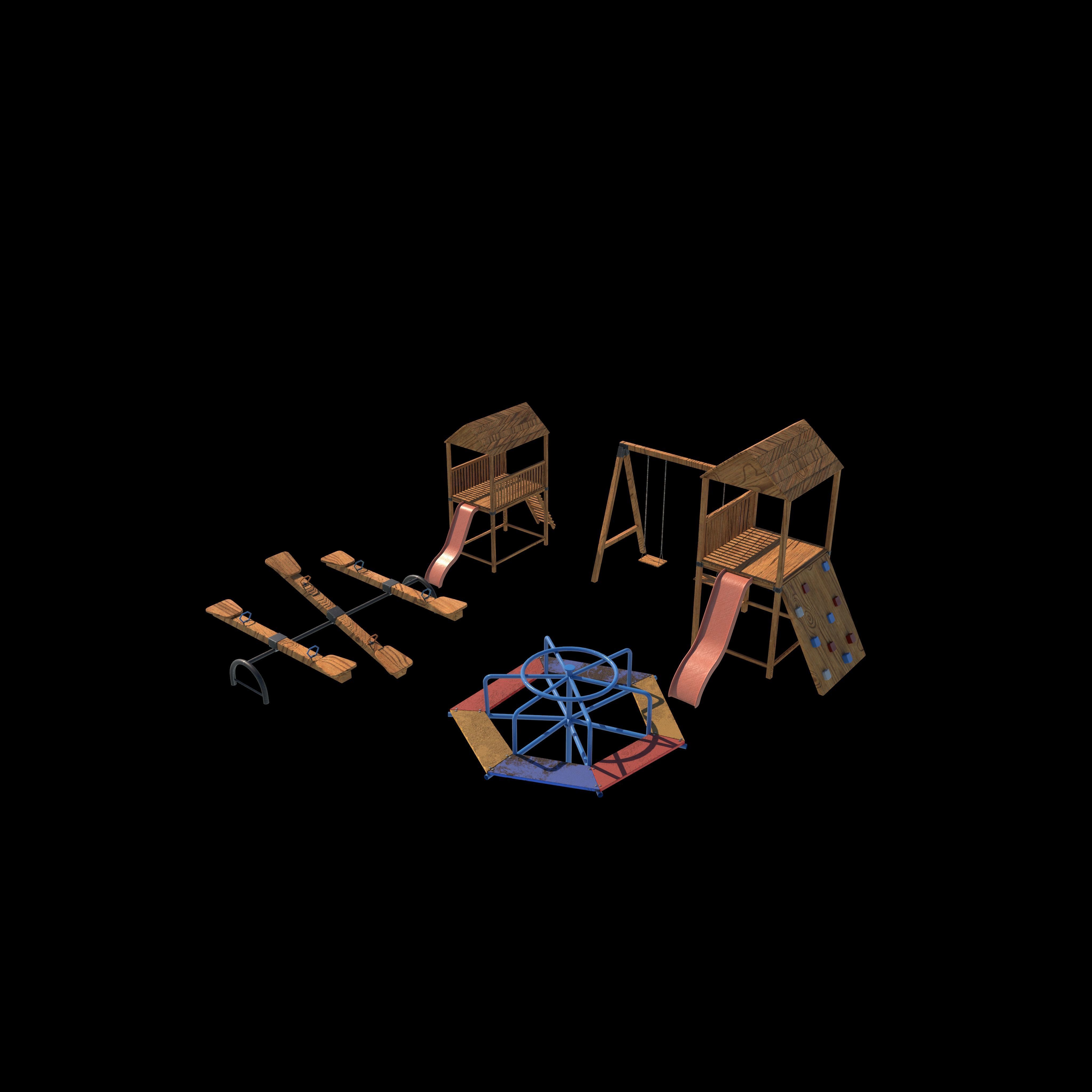 Playground pack 01  3D model_3