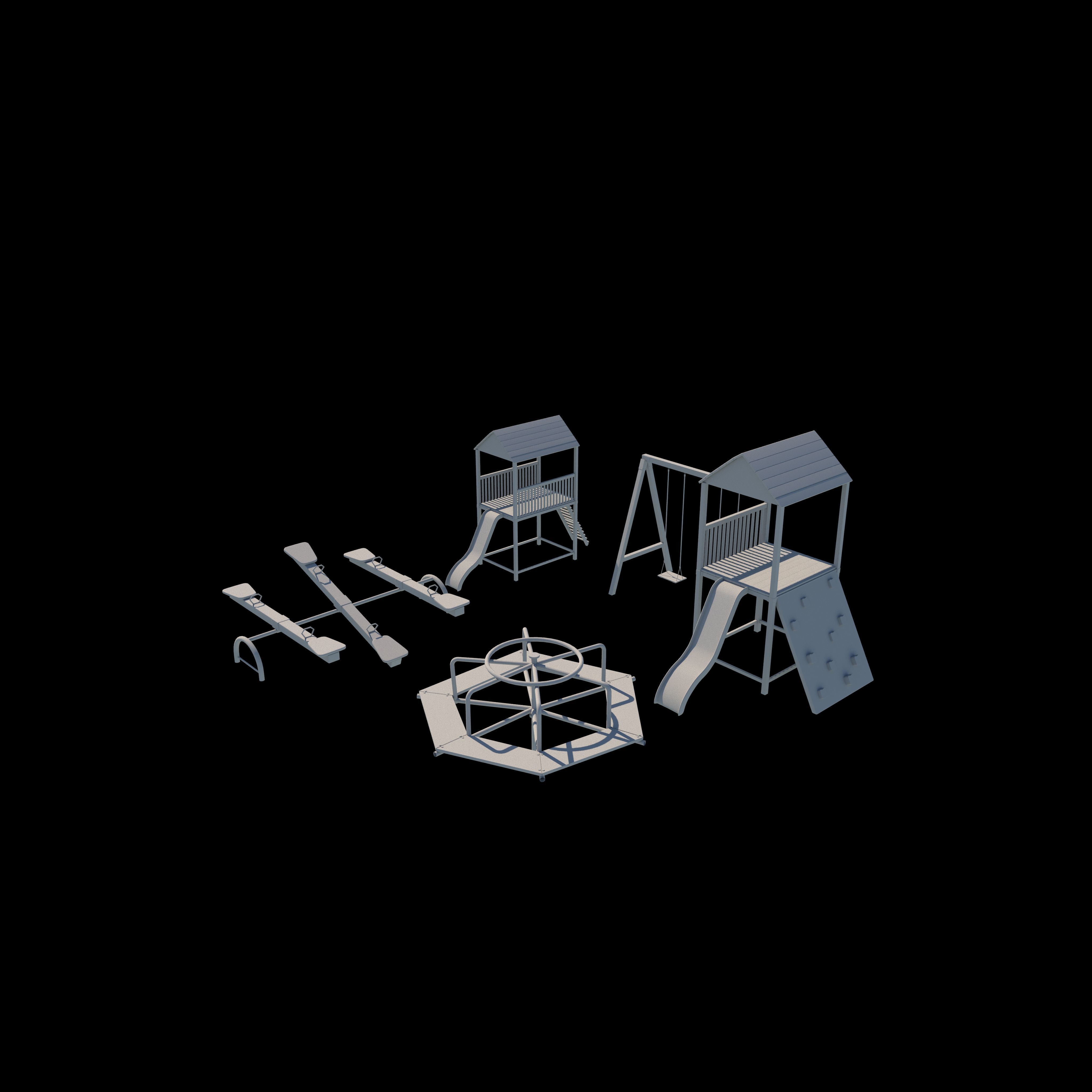 Playground pack 01  3D model_9