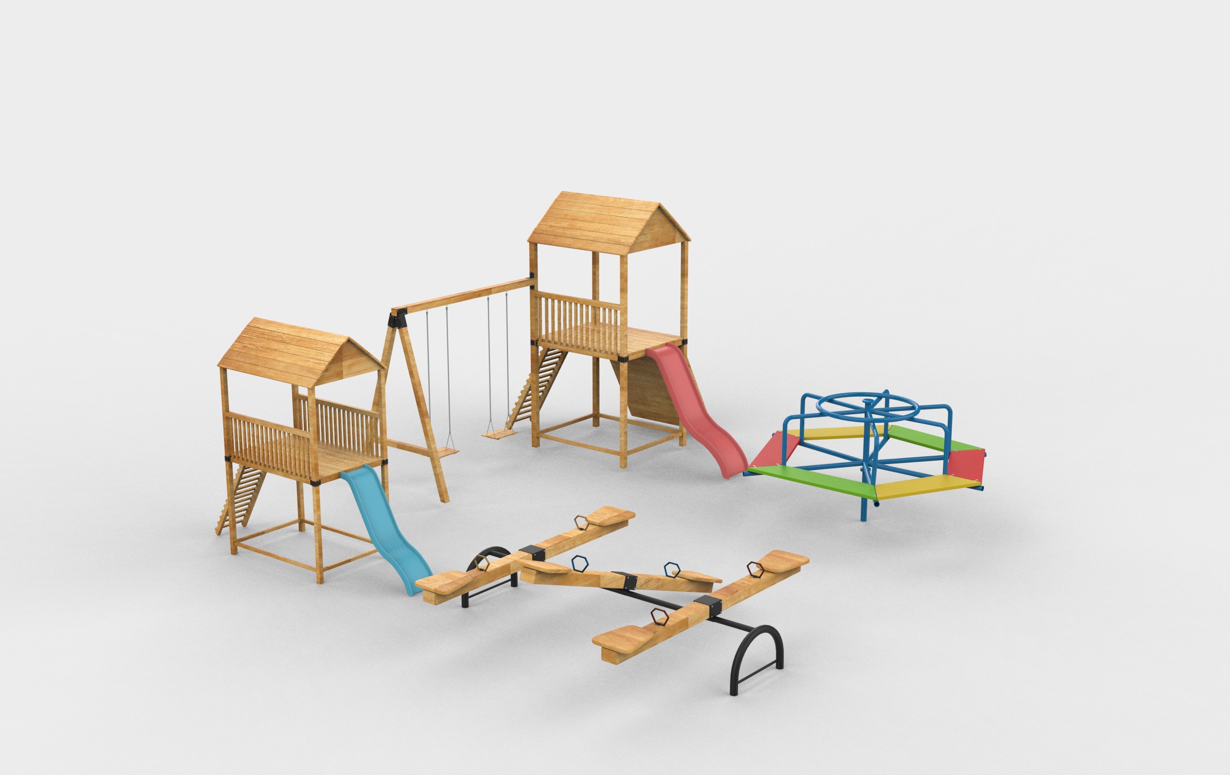 Playground pack 01  3D model_6