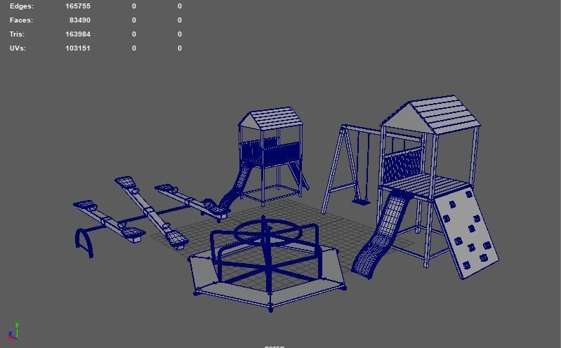 Playground pack 01  3D model_10