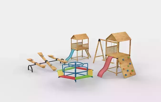 Playground pack 01  3D model