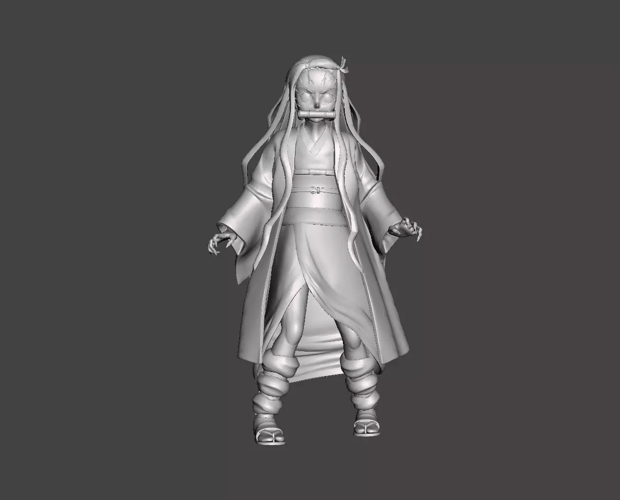 Nezuko Kamado 3D Model 3D print model