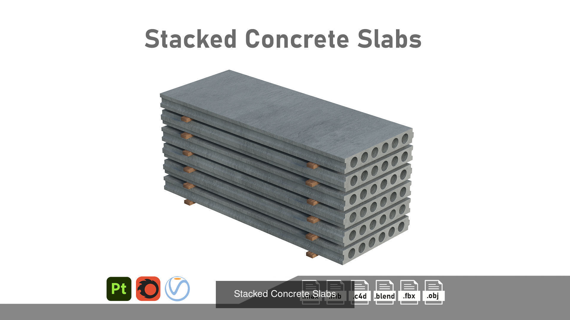 Construction Materials Bundle  3D Model Collection_17