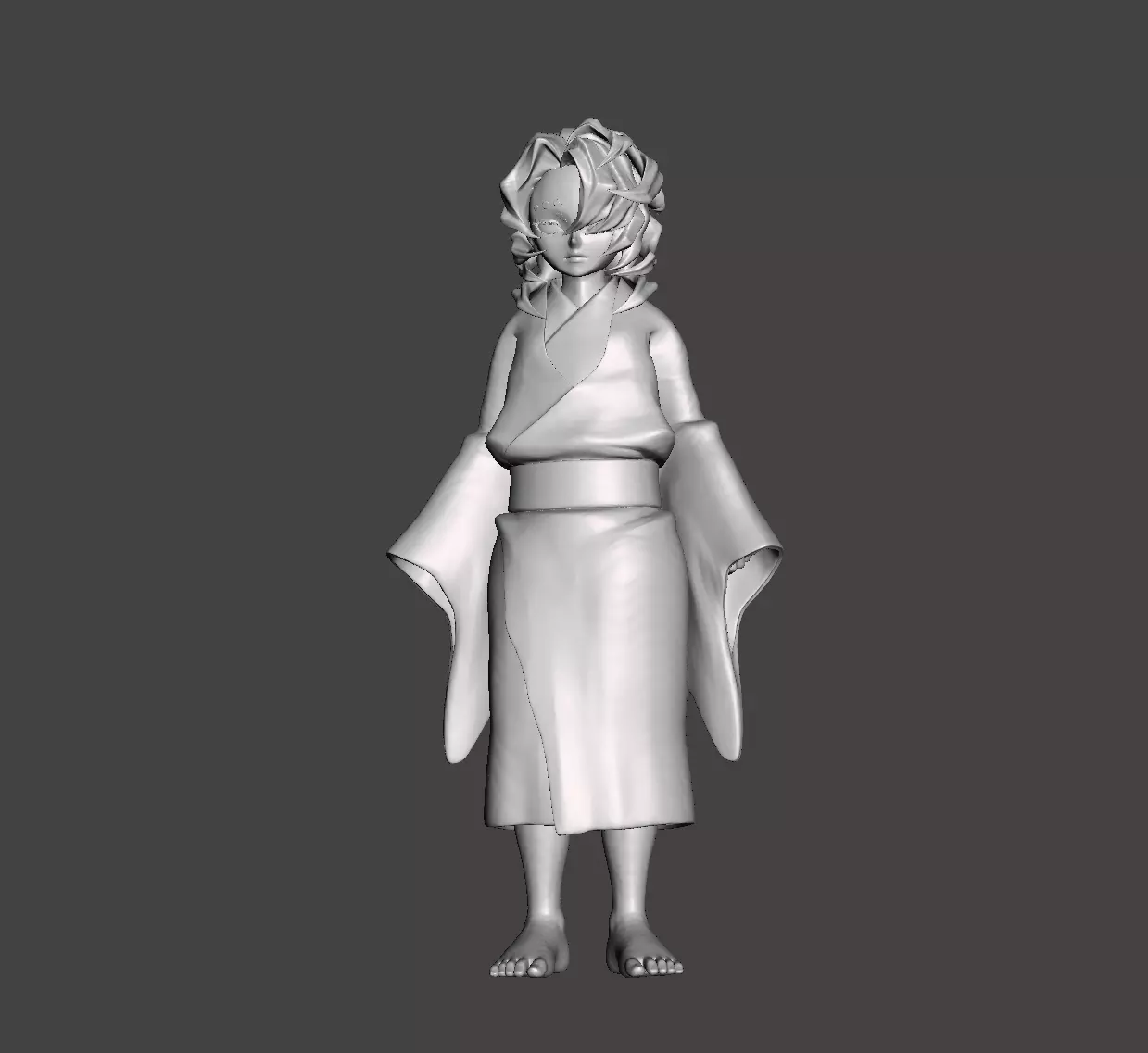 Rui Kimetsu no Yaiba 3D Model 3D print model