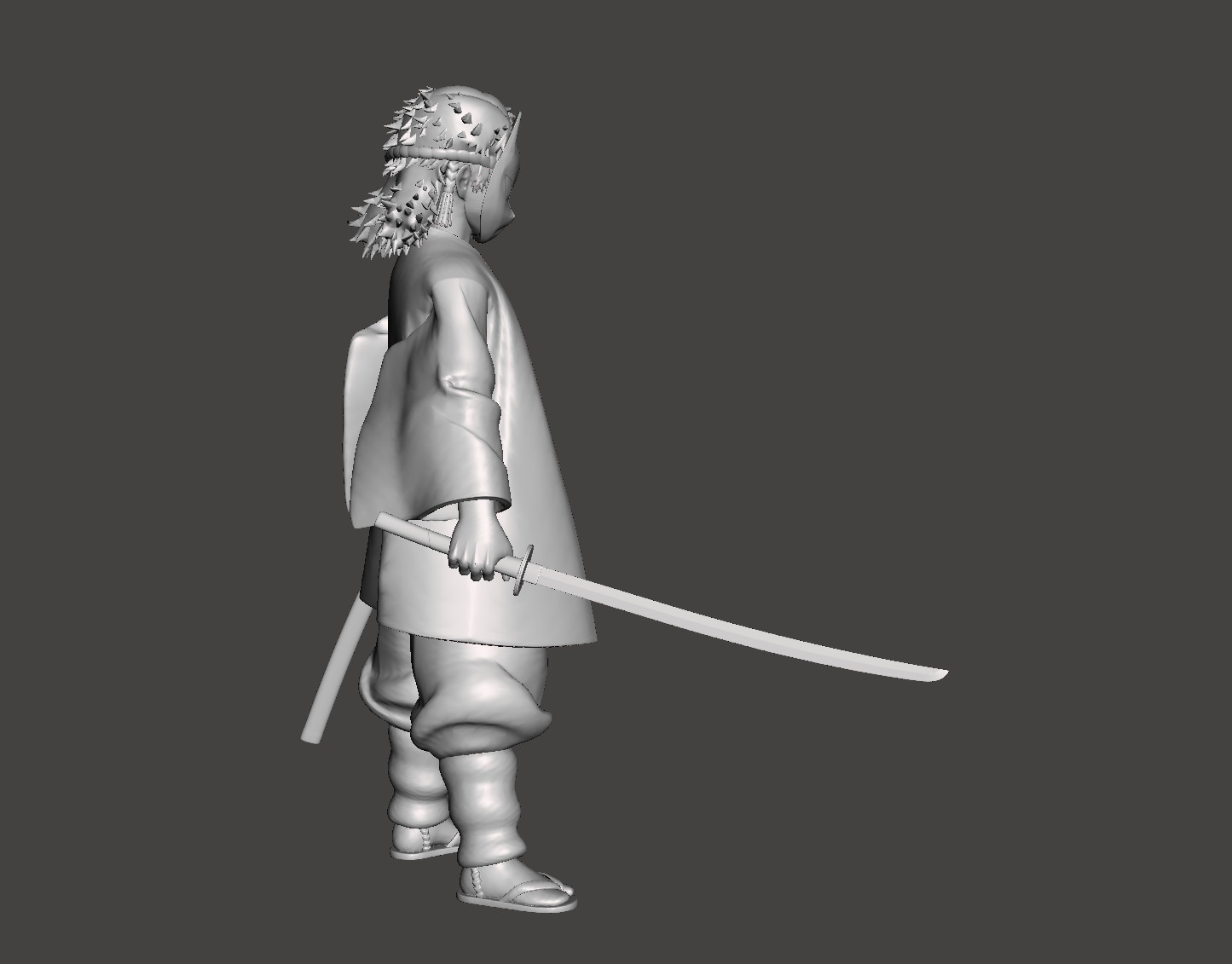 Sabito Masked 3D Model 3D print model_1