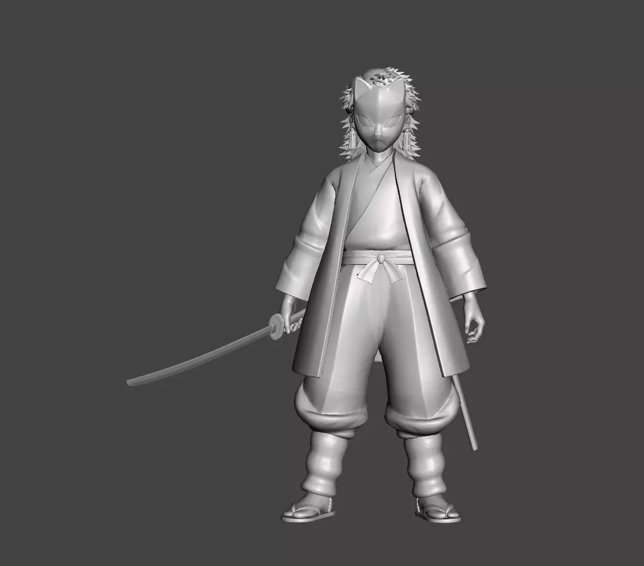 Sabito Masked 3D Model 3D print model_0