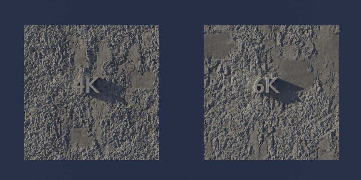 Concrete Plaster Textures 4K and 6K Texture_5