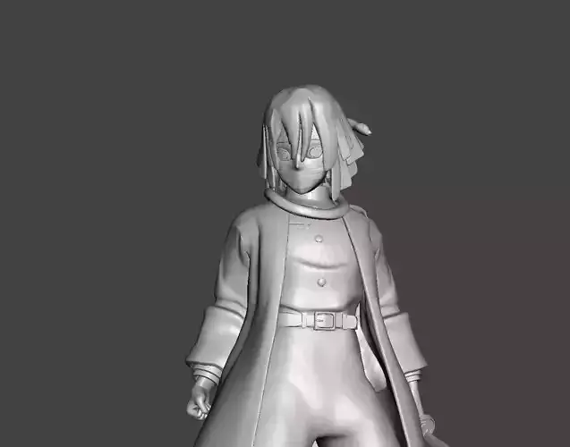 Obanai Iguro Serpent Hashira 3D Model 3D print model
