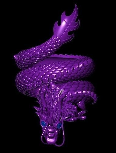 Eternal Dragon Scale Ring Mystic Serpent Ring  Free 3D print model