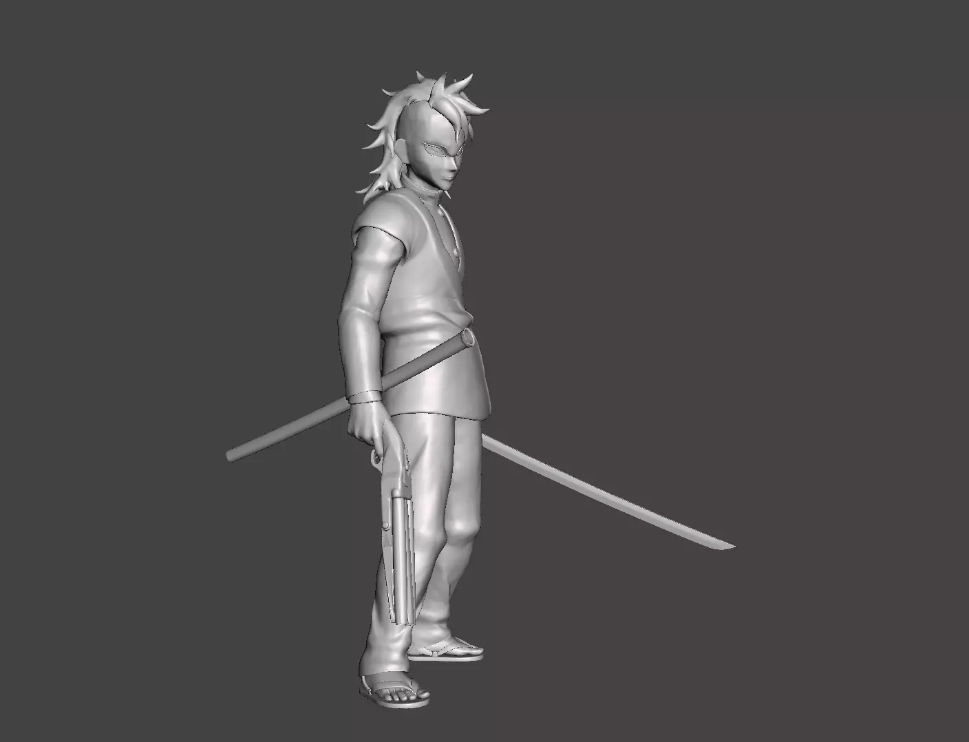 Shinazugawa Genya 3D Model 3D print model