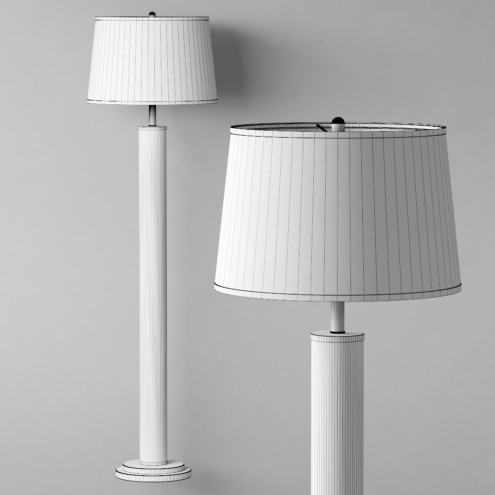 Dantone Home Buckingham floor lamp 3D model_2