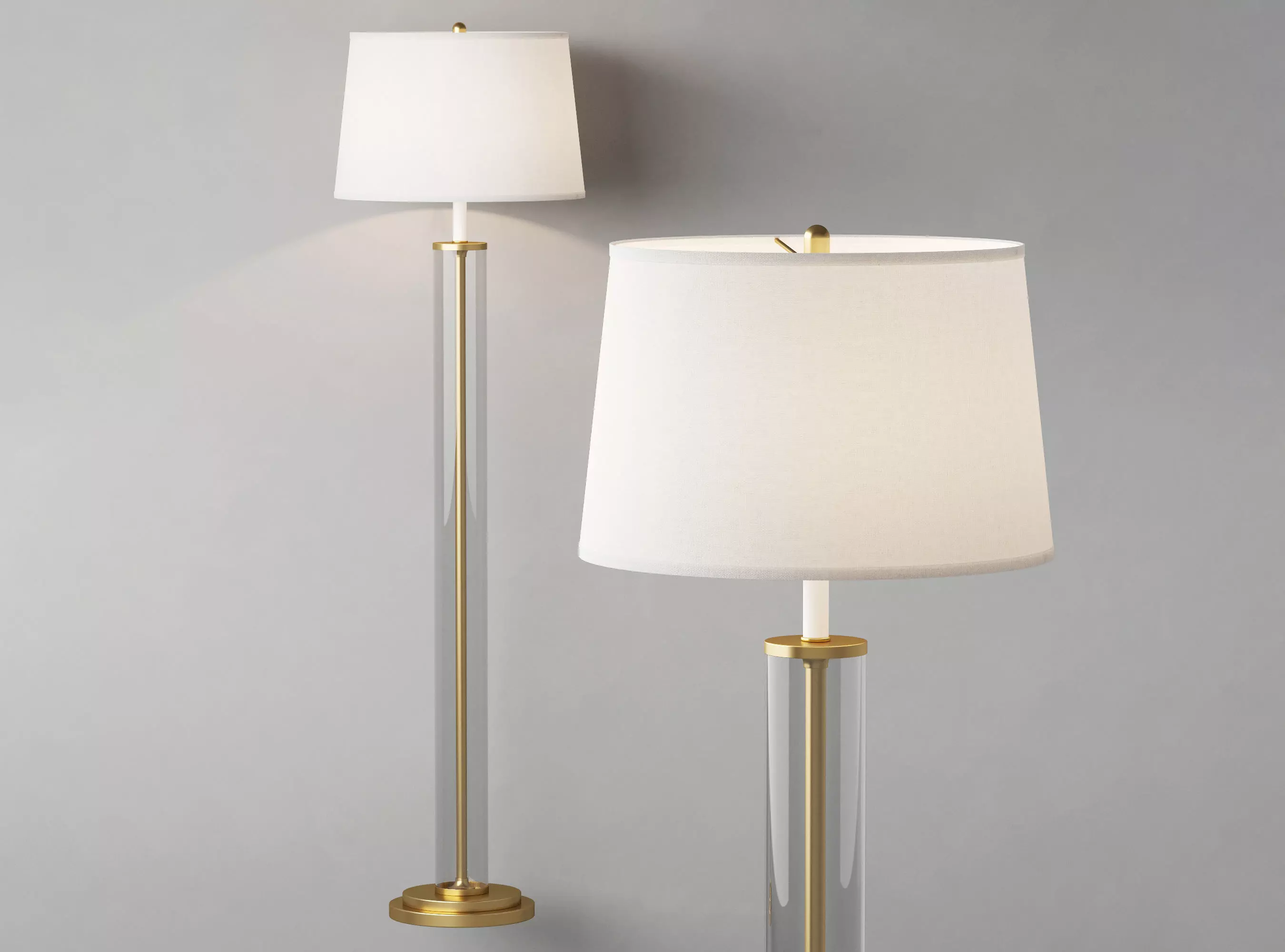 Dantone Home Buckingham floor lamp 3D model_0