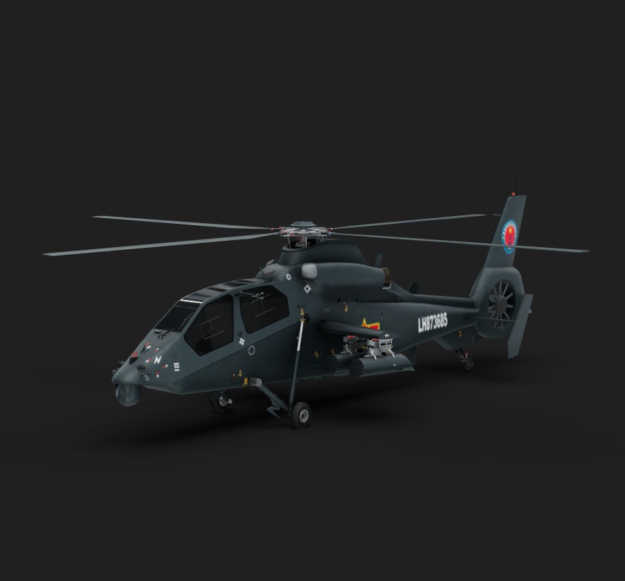 Harbin Z19 Share helicopter 3D model_5