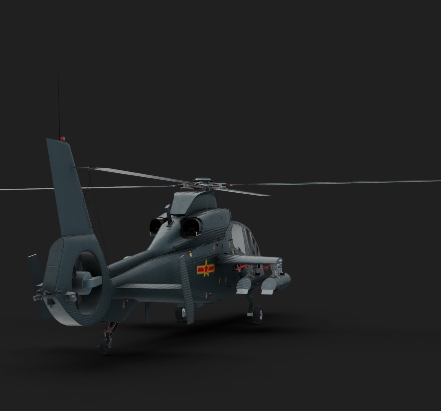 Harbin Z19 Share helicopter 3D model_3