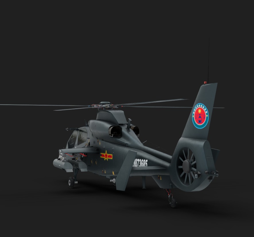 Harbin Z19 Share helicopter 3D model_2
