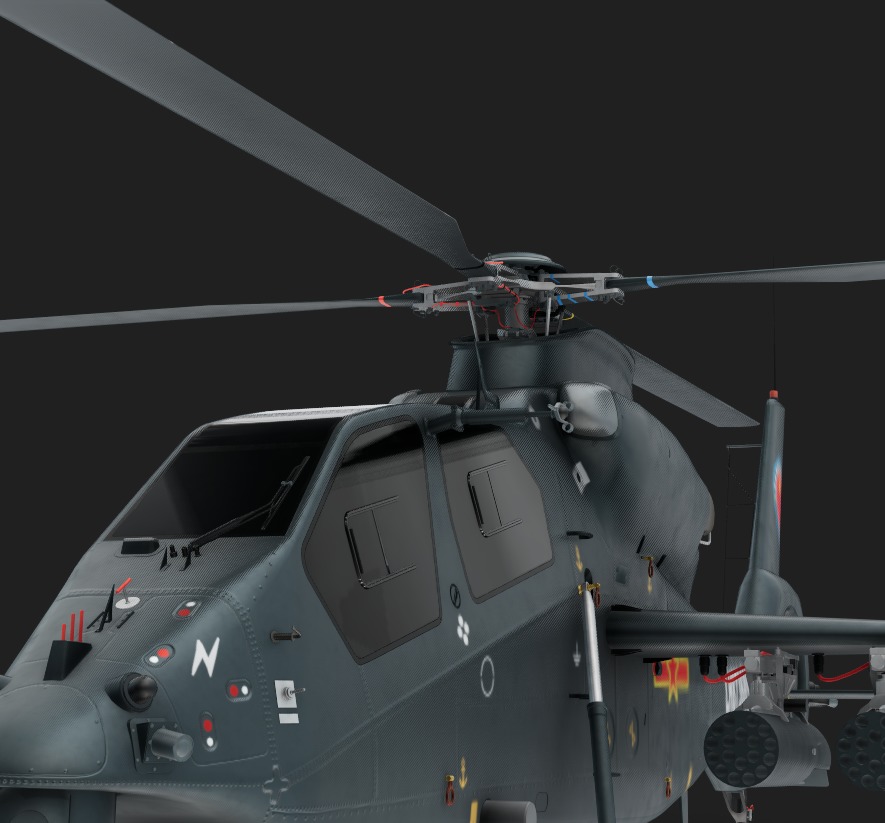 Harbin Z19 Share helicopter 3D model_4