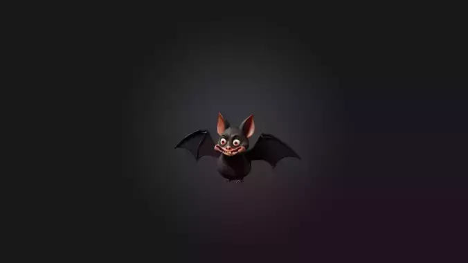 Cartoon Vampire Bat