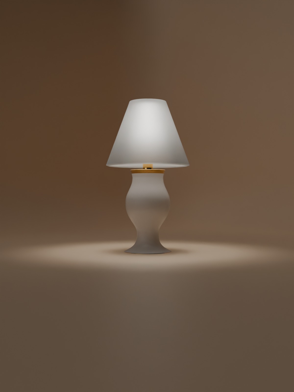 Bedside Lamp 3D model_1