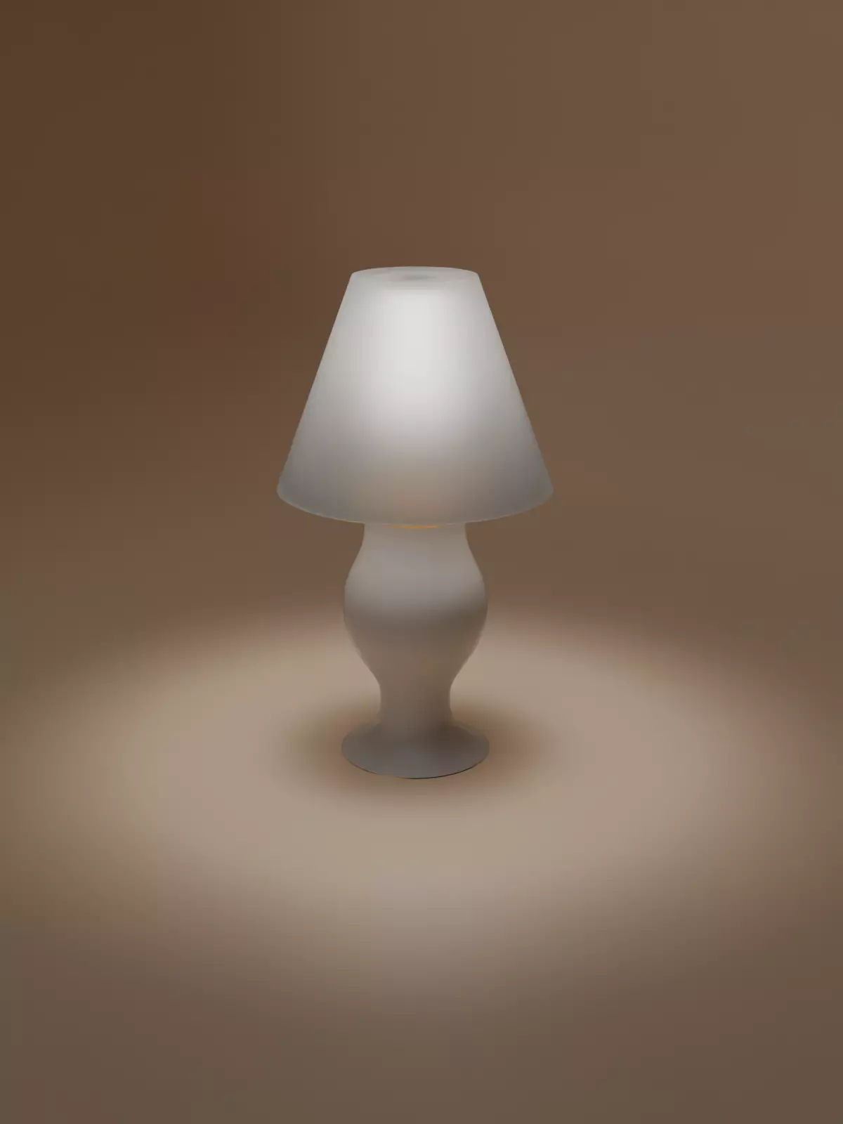 Bedside Lamp 3D model_0