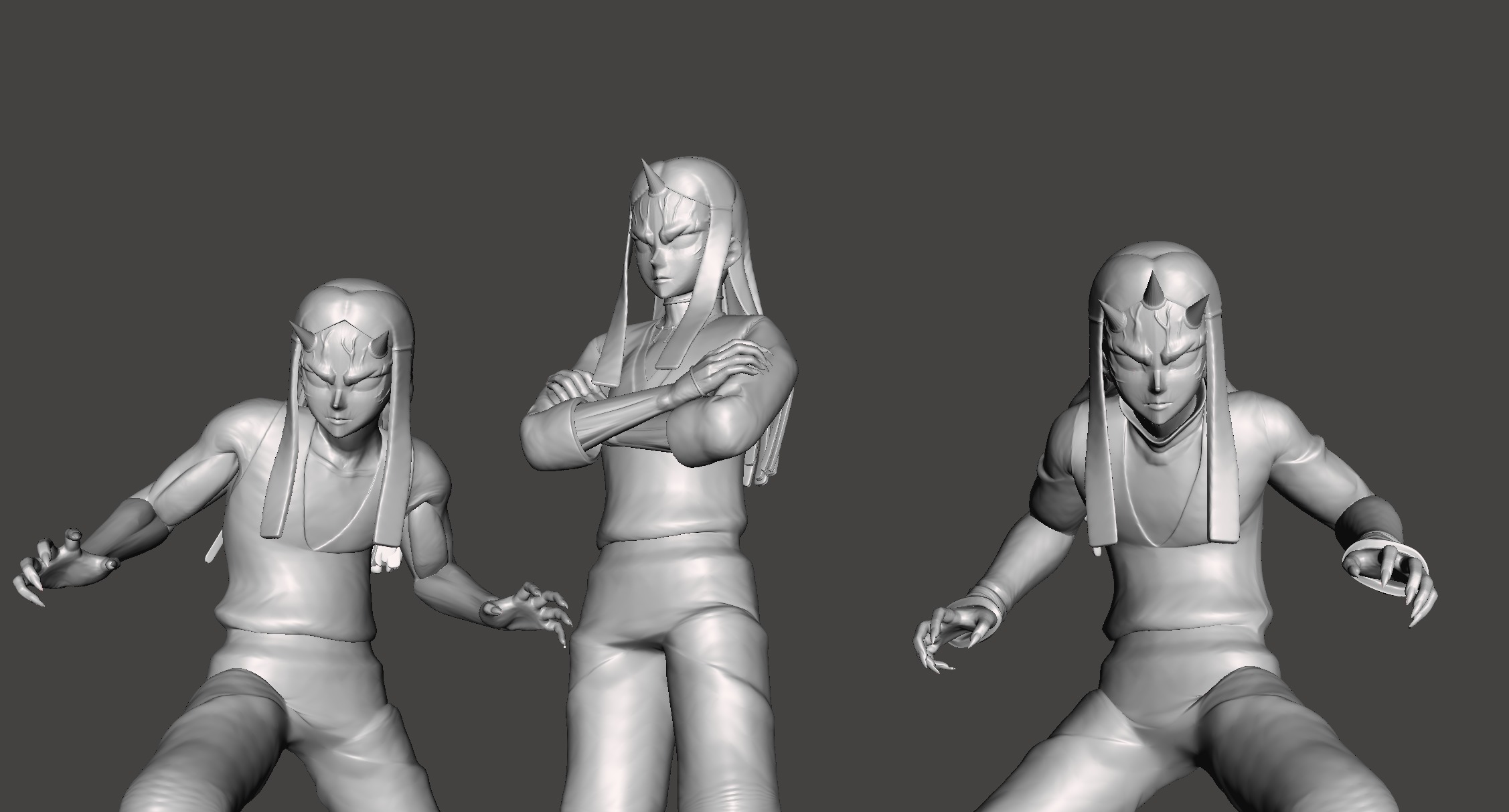 Swamp Demon Kimetsu No Yaiba 3D Model 3D print model_1