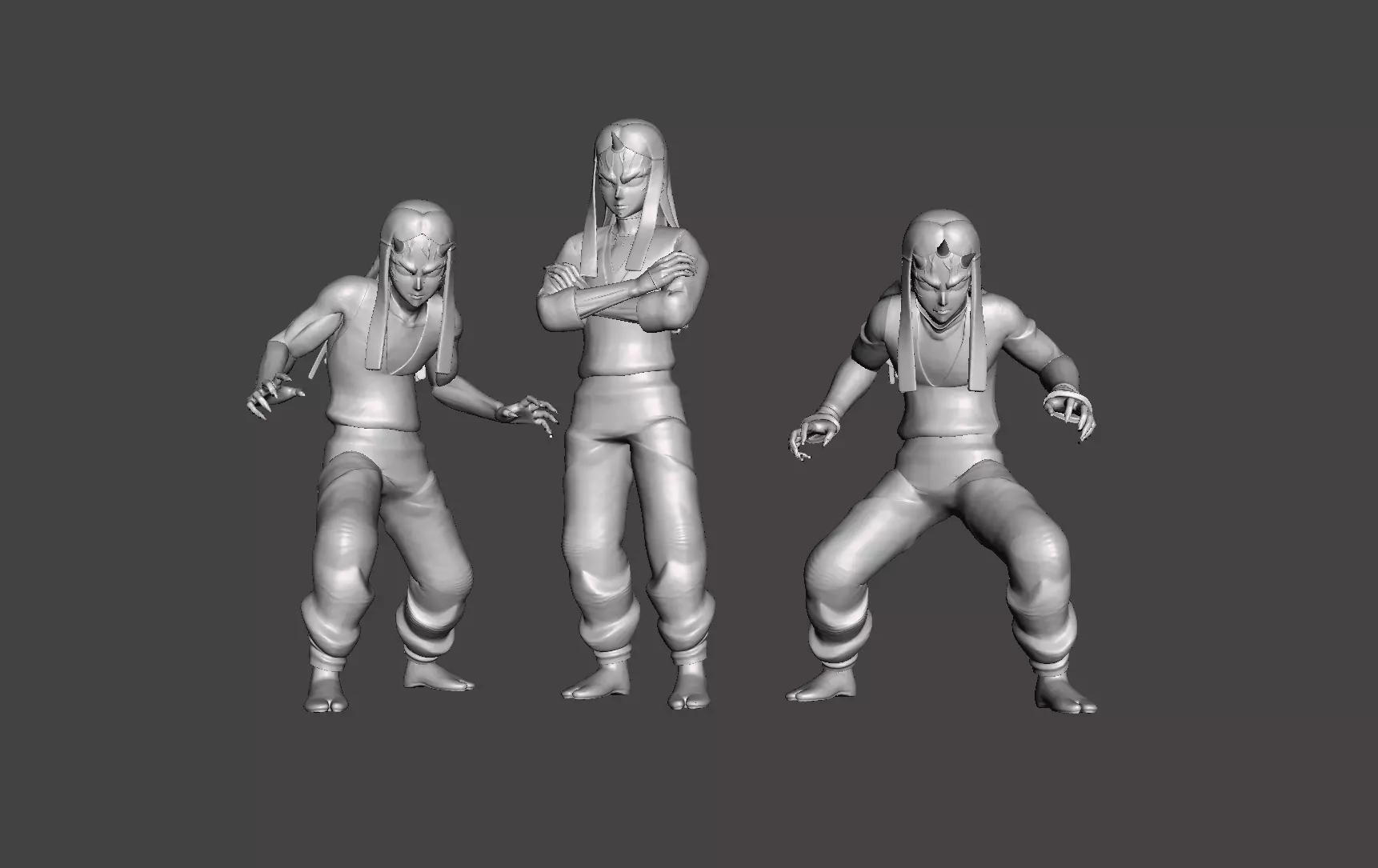 Swamp Demon Kimetsu No Yaiba 3D Model 3D print model_0