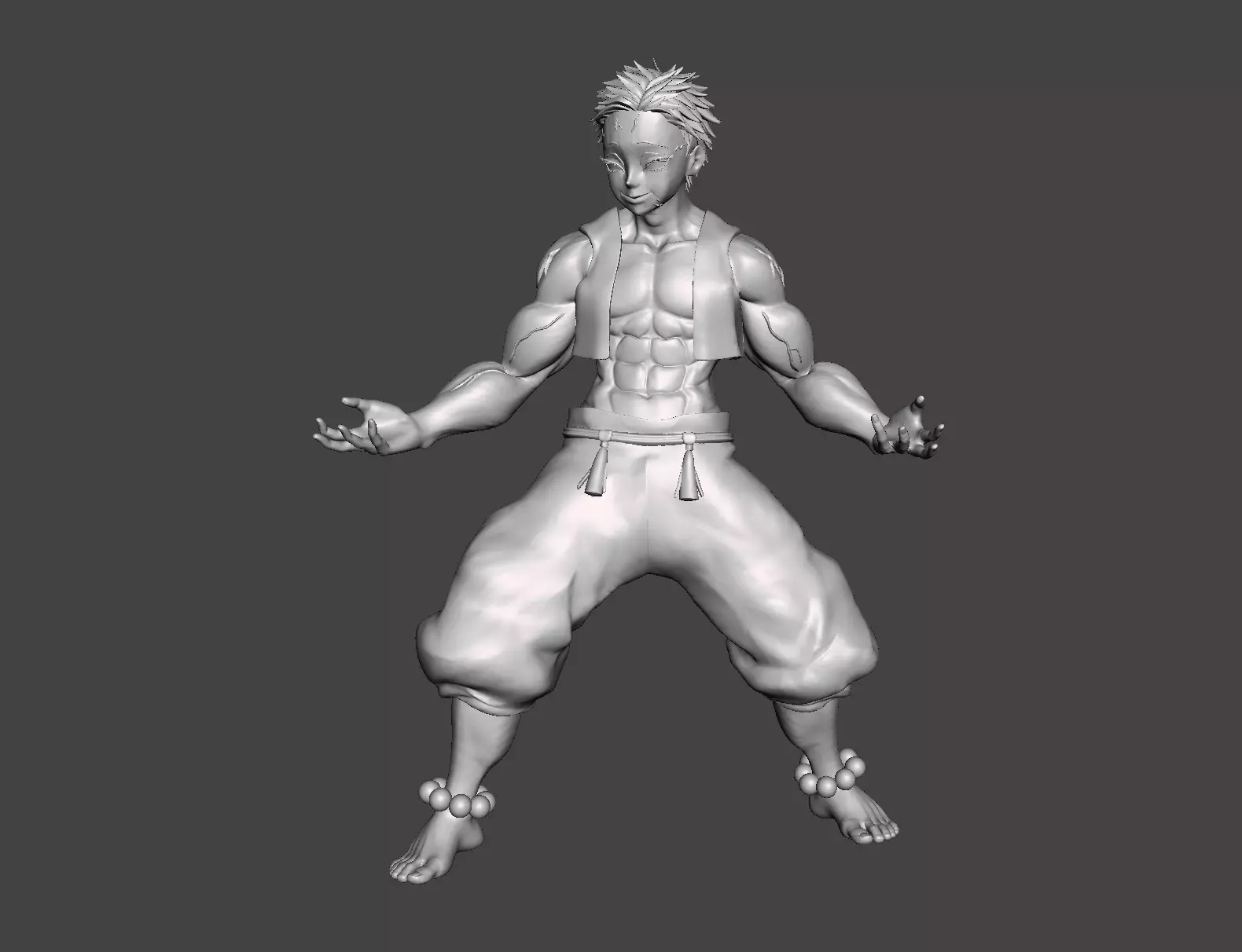 Akaza Upper Rank 3 3D Model 3D print model_0