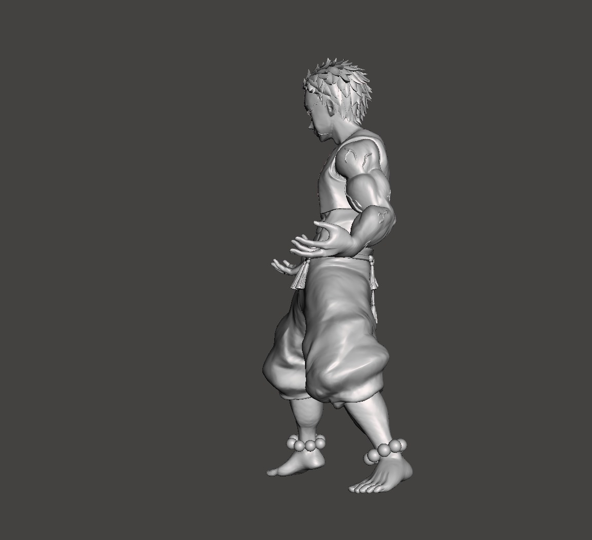 Akaza Upper Rank 3 3D Model 3D print model_1